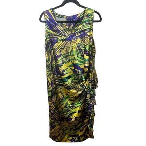 Dresses by Nubiano Ruffle Side Sleeveless Dress Sz 14